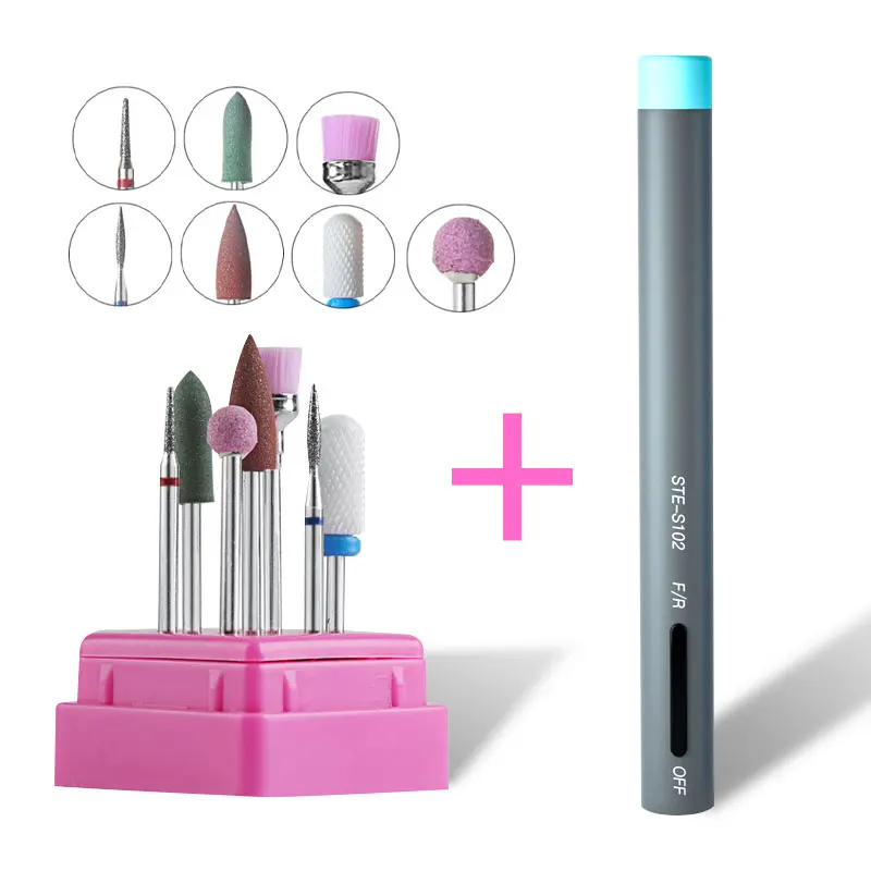 

Professional Portable Nail Drill Pens For Manicure 1200RPM Rechargeable Polishing Pen Nail Milling Machine Nail Master Manicure