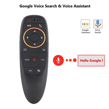 

G10 Smart Voice Remote Control 2.4G Wireless Air Mouse Gyroscope IR Learning G10 Pro Air Mouse For Android TV Box A95X H96 X96