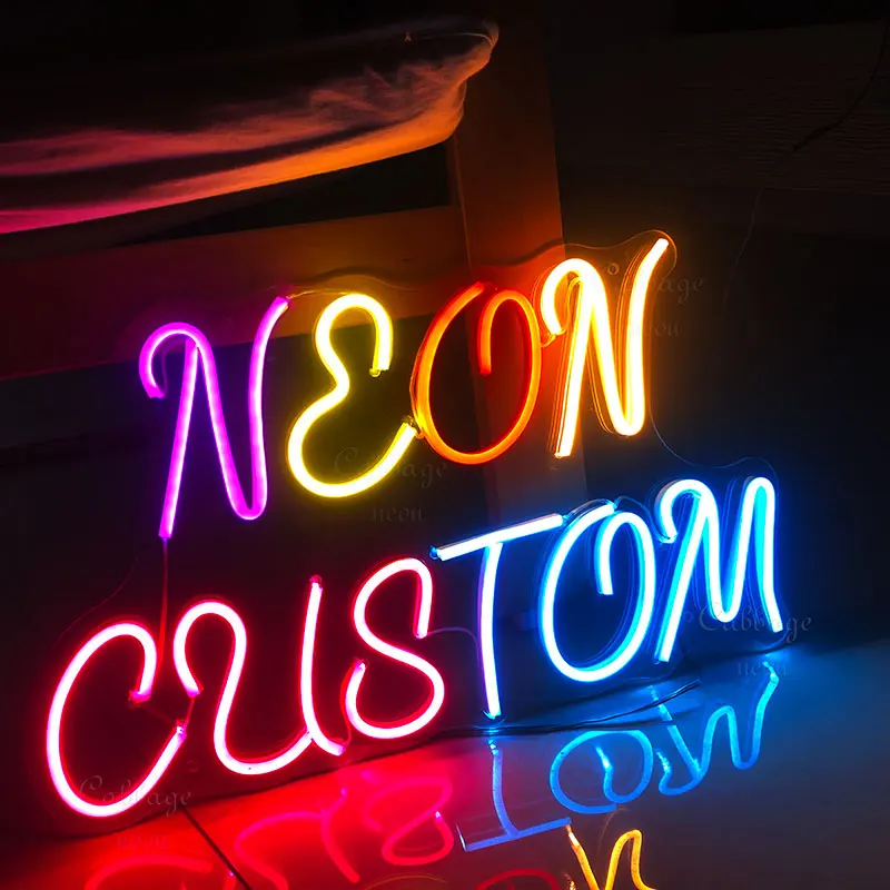 Insegna Al Neon Personalizzabile JEMESI - LED Luminoso, Per Parete, Feste, Negozi, Decorazione - Foto 7