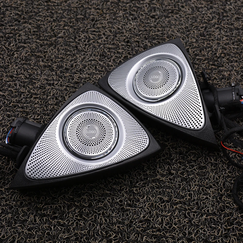 

Audio Speaker 3D Rotary Tweeter For Mercedes C Class W205 Sporty style Speaker Sound Treble Audio 3Colors Basic Version