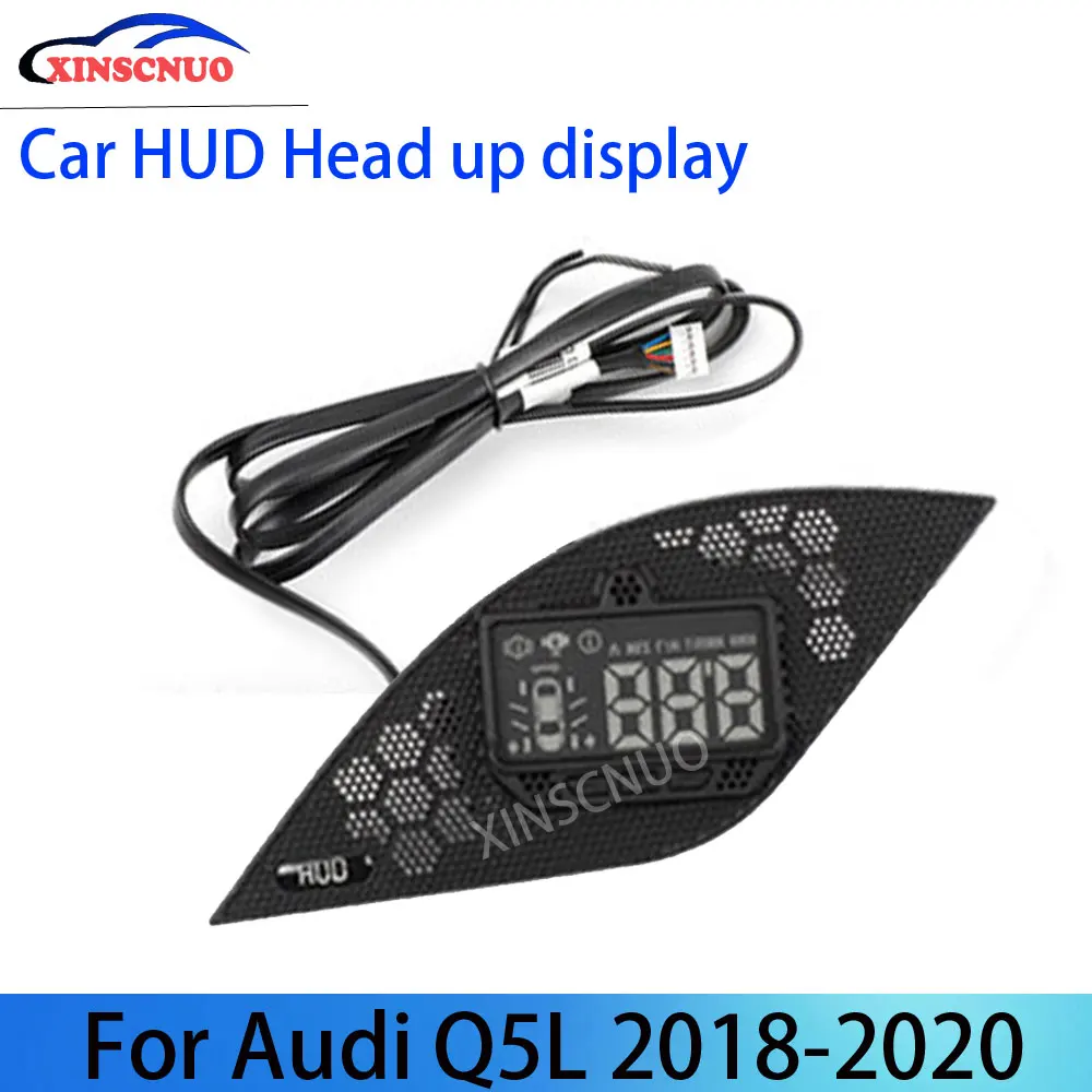 XINSCNUO OBD автомобиля HUD Дисплей для Audi Q5L 2018 2019 2020 OBD2 проекционный Спидометр бортовой