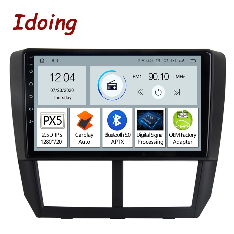 Idoing 9 &quotдля Subaru WRX Forester 3 SH 2007-2014 XV Радио мультимедийный плеер навигация GPS Carplay Auto