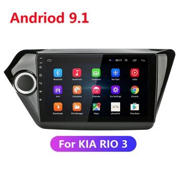 

9'' 2 Din Android 9.1 2G+32G Car Radio Multimedia Video Player 2din Navigation GPS For KIA RIO 3 4 2011-2018 Mirror link WIFI BT