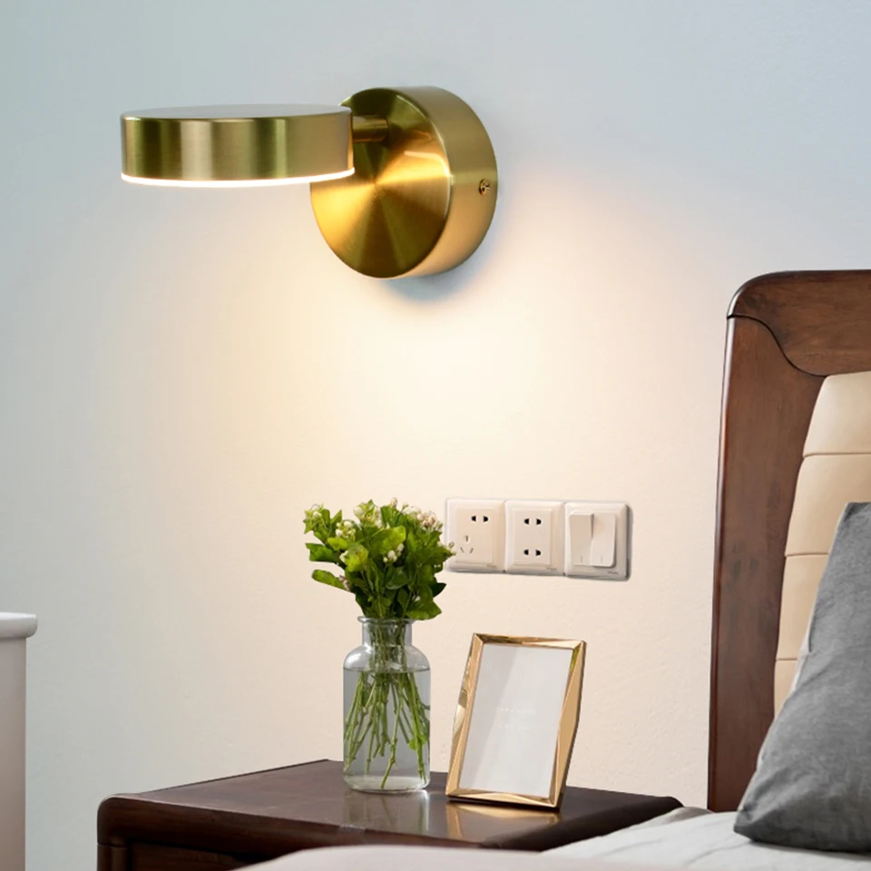 LED lampada wall light project led Indoor Wall lamps No Switch/With Switch/Dimming For Home bedside bedroom wall decor arts Scon