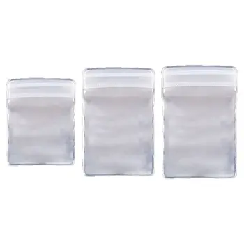 

Clear Jewelry Bag Resealable Zipper Plastic Grip Seal Pack for Bracelet Earrings