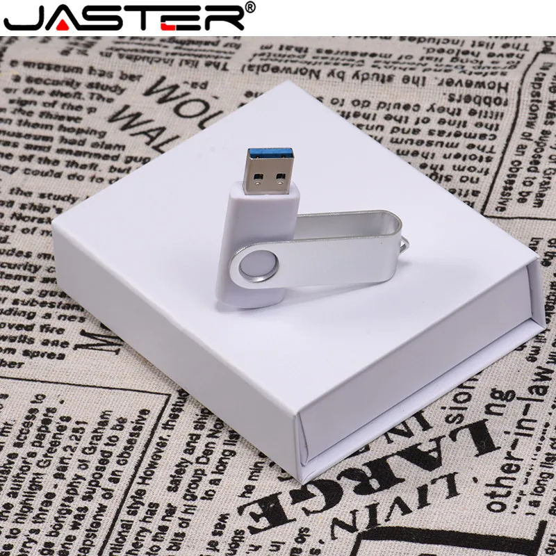 JASTER ODM OEM Пользовательский логотип черный/белый поворотный USB 2 0 4 ГБ/128 ГБ версия