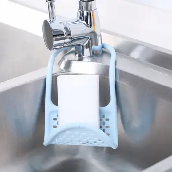 Sink Shelf Soap Sponge Drain Faucet Holder 1