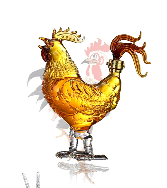 Creative Chicken Shaped Whiskey Decanter 2