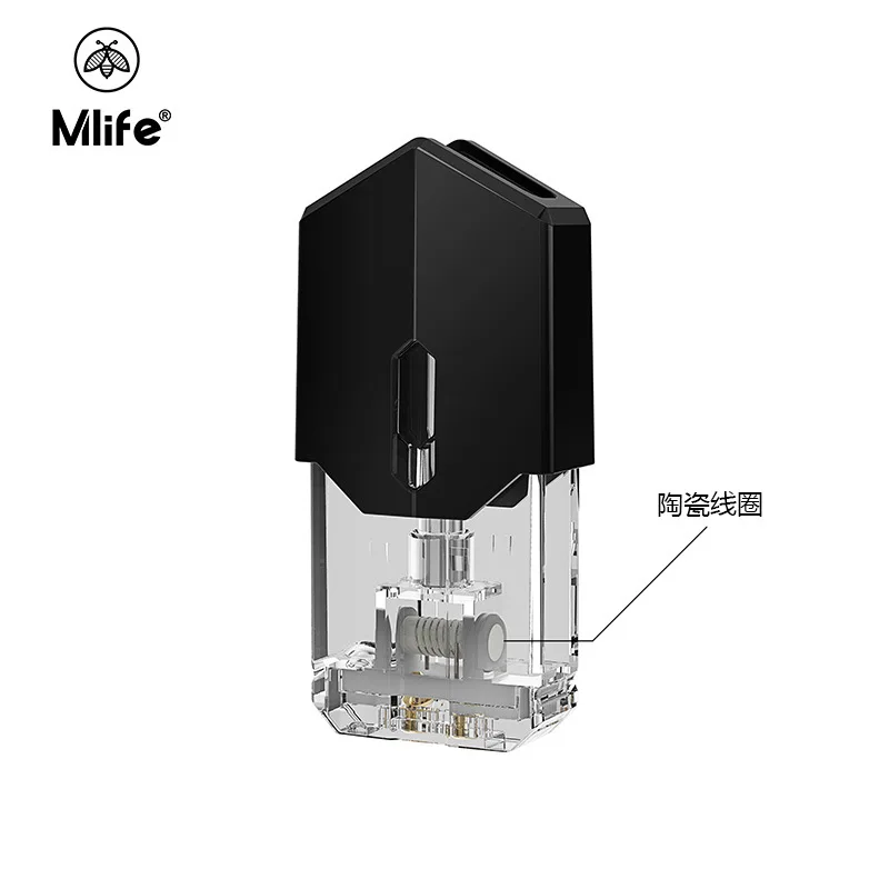Оригинальные Mlife M9 Pod System Device 1 0 мл CBD SaltNic E juice керамический атомайзер электронная