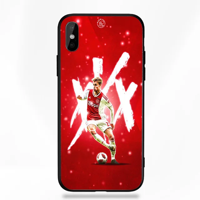 Kreunt beven koppel Phone Case FC Ajax Case For iphone DIY Case Tadic De Jong For Black Soft  TPU For iPhone 11Pro X XR XS MAX 7 8 7plus 6 6S 5S SE 5 - AliExpress  Cellphones & Telecommunications