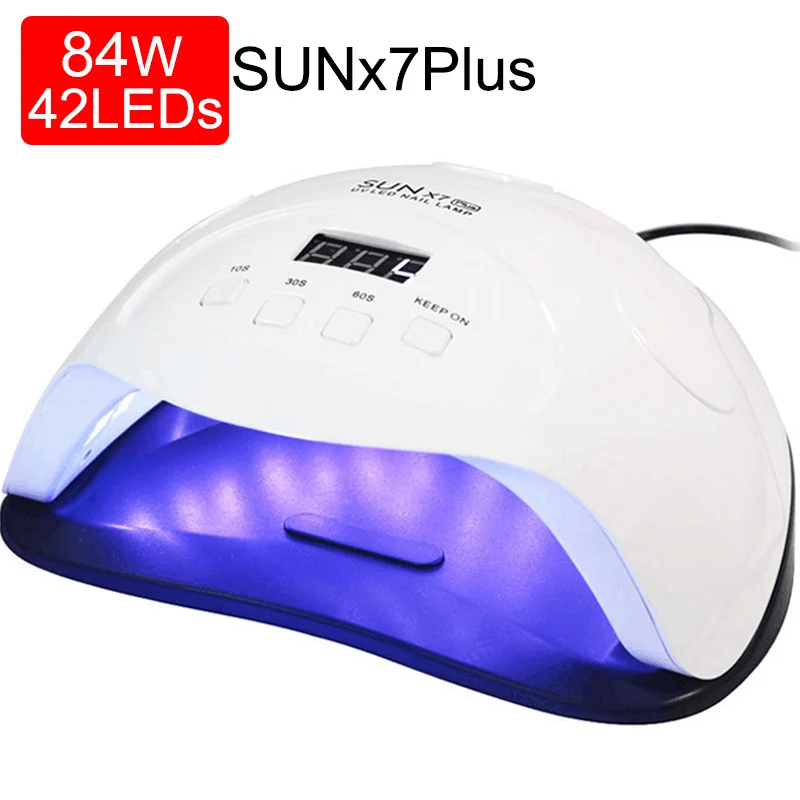

84/54/24W Pro UV Lamp LED Nail Lamp Nail Dryer For All Gels Polish Sun Light Infrared Sensing 10/30/60s Timer Smart For Manicure