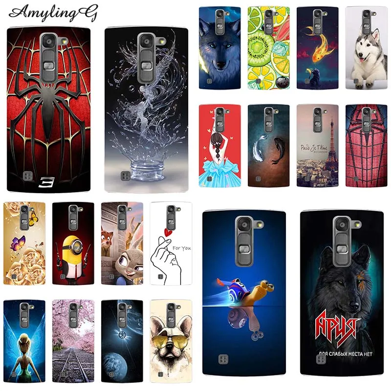 

Back Case for LG Magna G4c H522Y H502f H500F H525N Flower Crown Tower Pattern Soft TPU Silicone Cover For LG G4 Mini Case