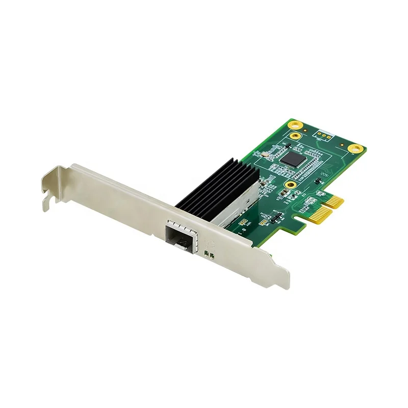 PCI-E X1 гигабитный сервер SFP интерфейс сетевая карта 1000M PCIe из оптического волокна