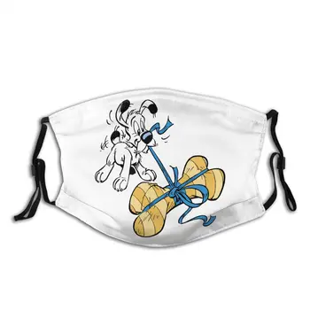 

Asterix And Obelix All At Sea Unisex Face Mouth Mask Printed Getafix Anti Haze Protection Cover Mouth Muffle with Filters