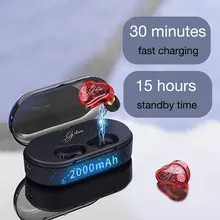 Бинауральные звонки Bluetooth 5,0 спортивные наушники HD в ухо HiFi стерео звук беспроводные наушники для бега музыка шумоподавление портативный