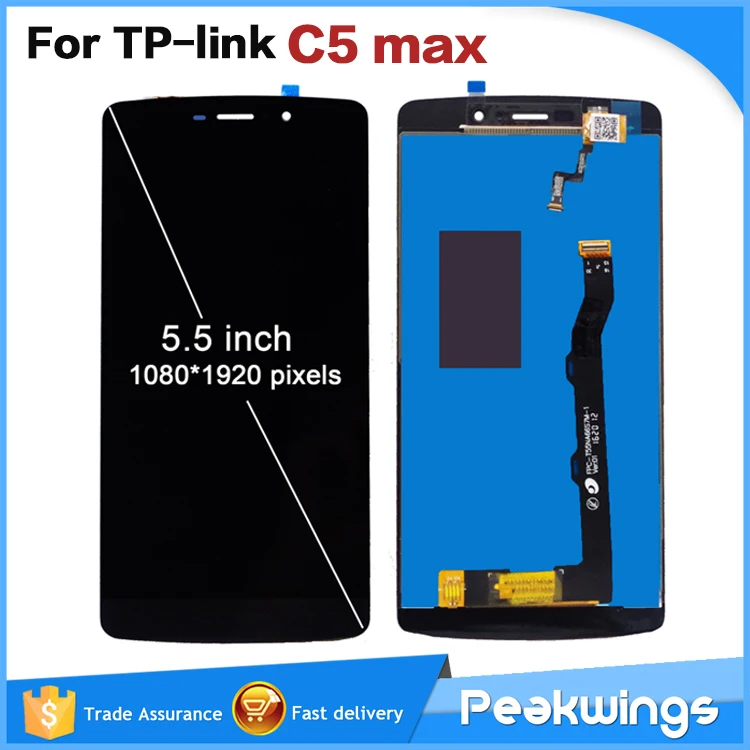 100% Tested LCD Display ForTP-link C5 max LCD Screen With Touch Sensor Assembly Mobile Phone Parts For C5 max LCD