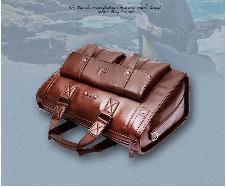 Роскошный брендовый мужской деловой портфель из натуральной кожи, модная мужская сумка в ретро стиле, сумка на плечо, осень, новинка 2,5