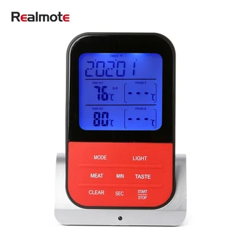 

Digital Wireless Waterproof BBQ Thermometer Cooking Meat Food Termometro Oven Grilling With Timer Function Temperature Tool