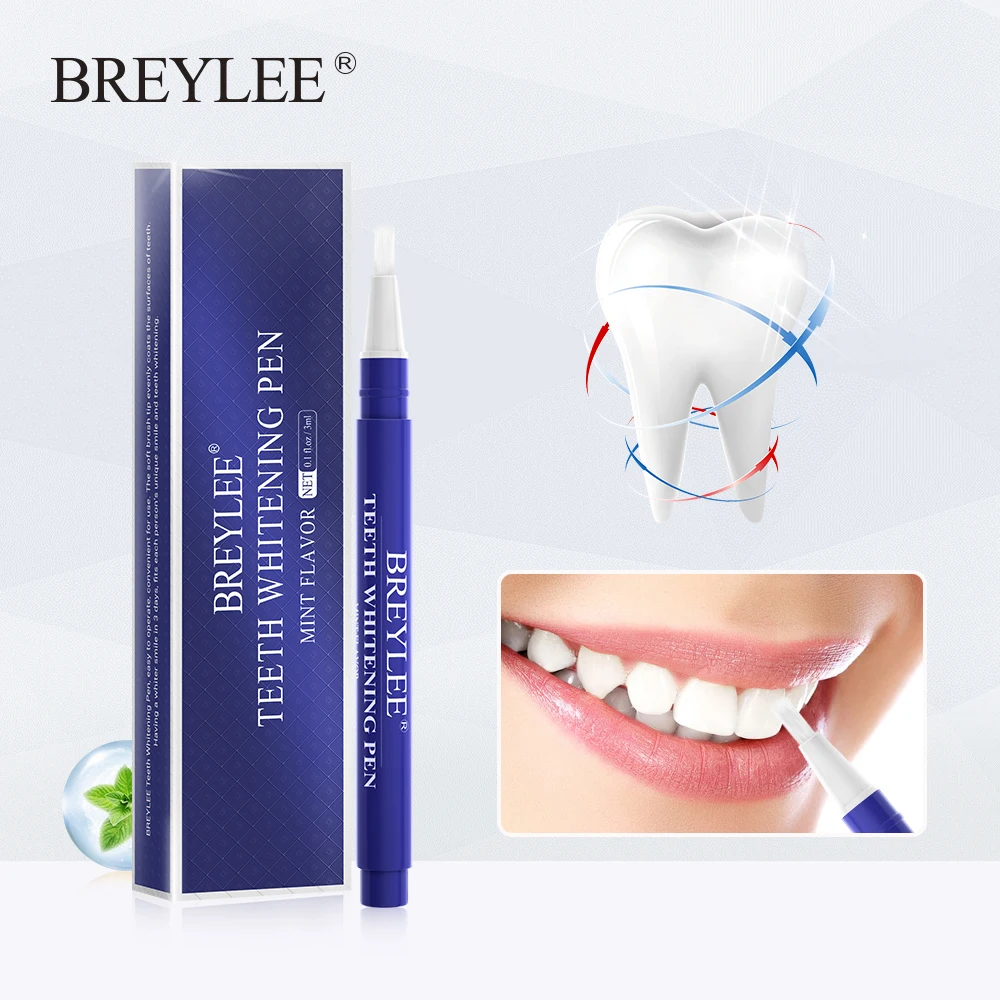 

BREYLEE Teeth Whitening Pen 3D Toothpaste Oral Hygiene Essence Tooth Care Remove Plaque Stains Serum Dental Tool Tooth Care