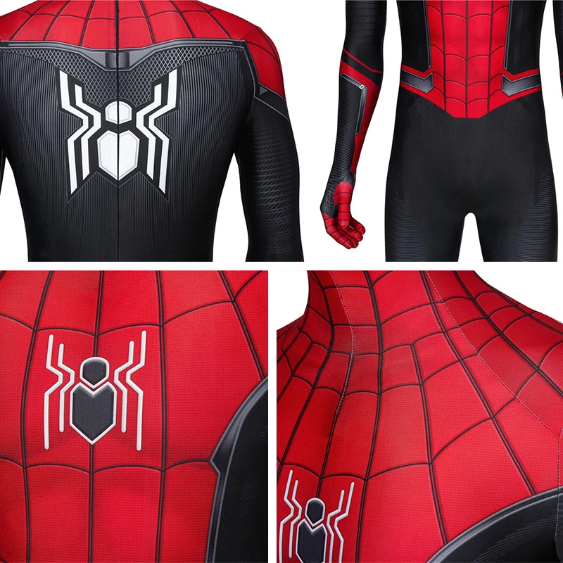 Костюм Человека-паука Marvel; костюм Человека-паука; Питер Паркер; костюм Человека-паука для косплея; карнавальный комбинезон для взрослых на Хэллоуин; вечерние комбинезоны из спандекса для мужчин