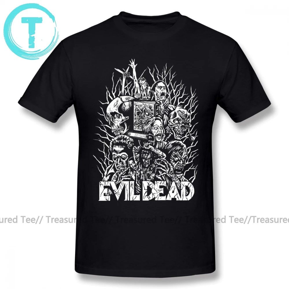 Футболка с принтом Evil Dead футболка коротким рукавом из 100% хлопка 4xl | Мужская