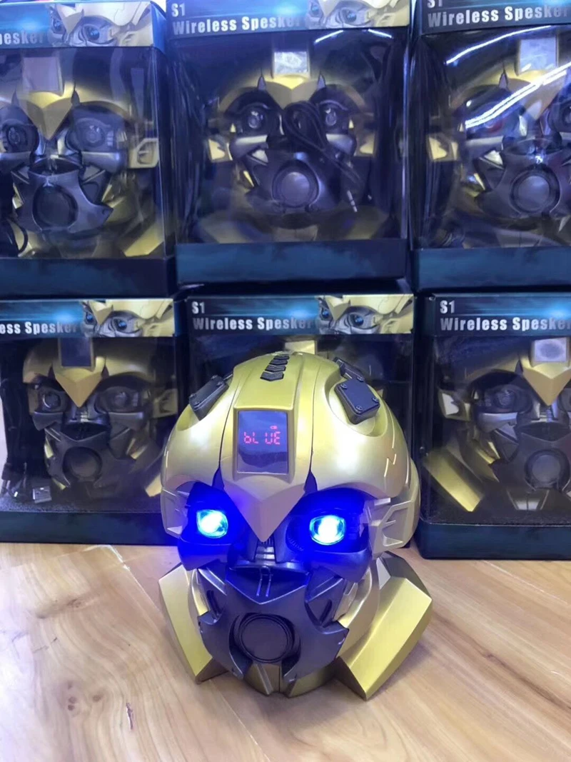 Phantom Spiderman Bumblebee Железный человек Оптимус беспроводной Bluetooth динамик Герой Мультфильм Стиль Портативный Bluetooth мини динамик