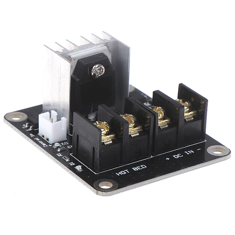 Модуль расширения MOSFET для 3d принтера, 2-контактный свинцовый Anet A8 A6 A2, совместимый с 3d принтером, черный