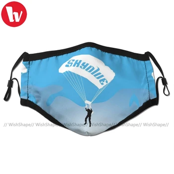 

Skydive Mouth Face Mask Skydive Facial Mask Funny Fashion with 2 Filters for Adult