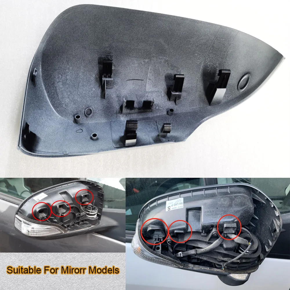 자동차 용 액세서리 Toyota Yaris Hybrid 2012-2019 Hatchback 모델 백미러 커버 하우징 뚜껑 케이스