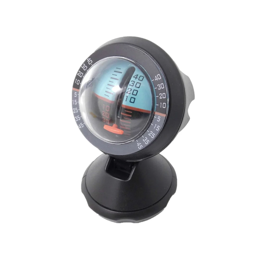 MAHAQI Car Inclinometer Ergonomic Design Adjustable Viewing Angle Slope Meter Balancer Measure Vehicle Compass Gradient Balancer