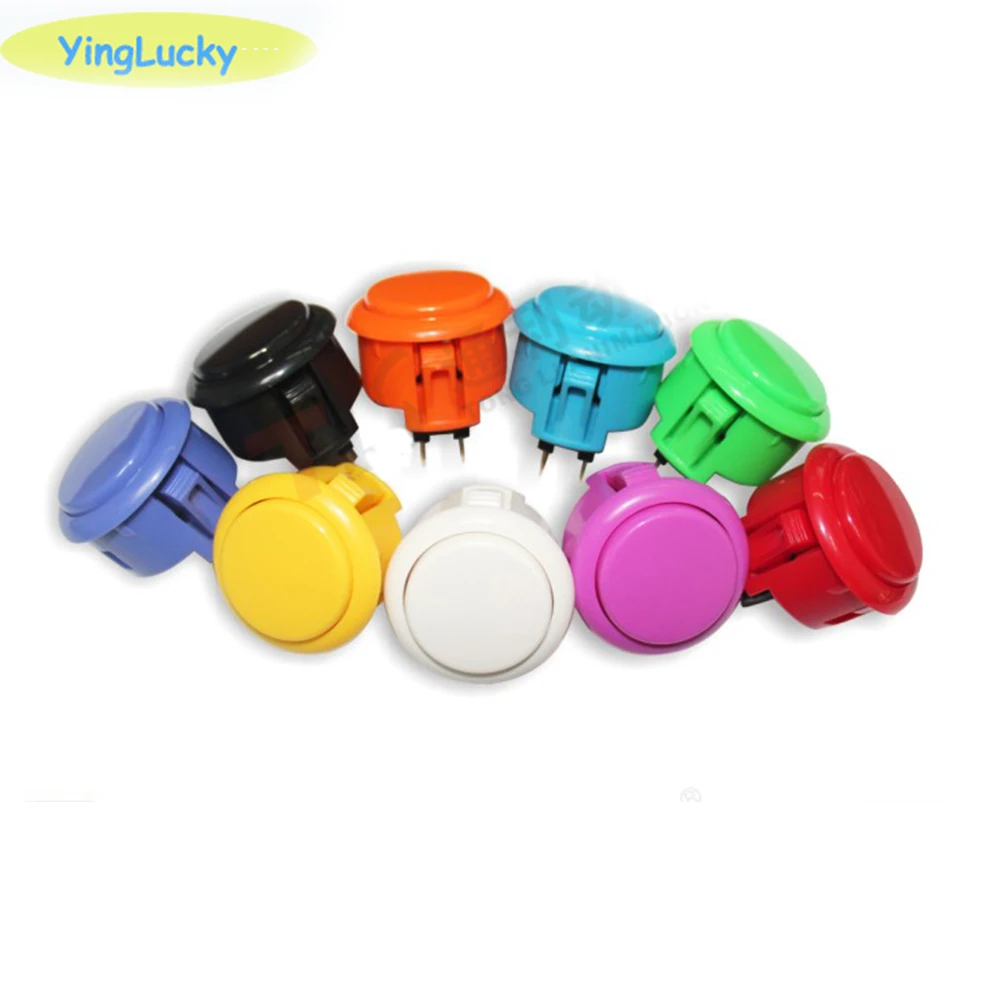 Arcade Church|sanwa 30mm & 24mm Arcade Buttons 10-pack For