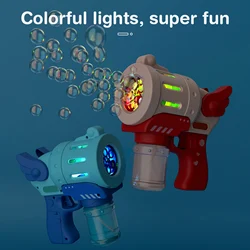 Pistolet à bulles d'eau et de savon automatique pour enfants, Machine à bulles électrique, jouets d'extérieur, pour l'été, pour enfants et adultes 