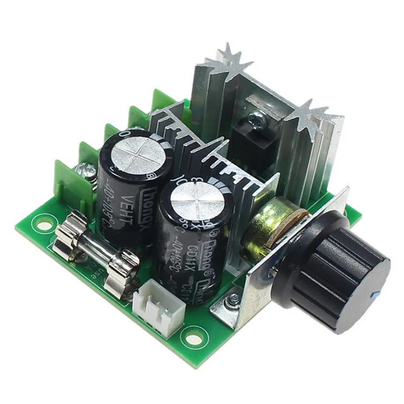 

1pc DC 12V 24V 30V 40V 13KHZ 10A 50V 1000uF Auto PWM DC Motor Speed Regulator Governor Speed Controller Switch