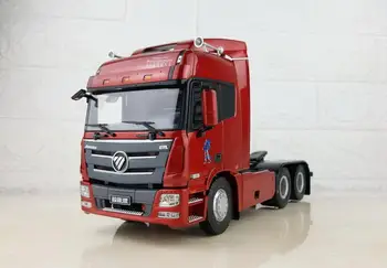 

1/24 Scale Foton Dailmer Auman GTL Truck Red Diecast Car Model Collection