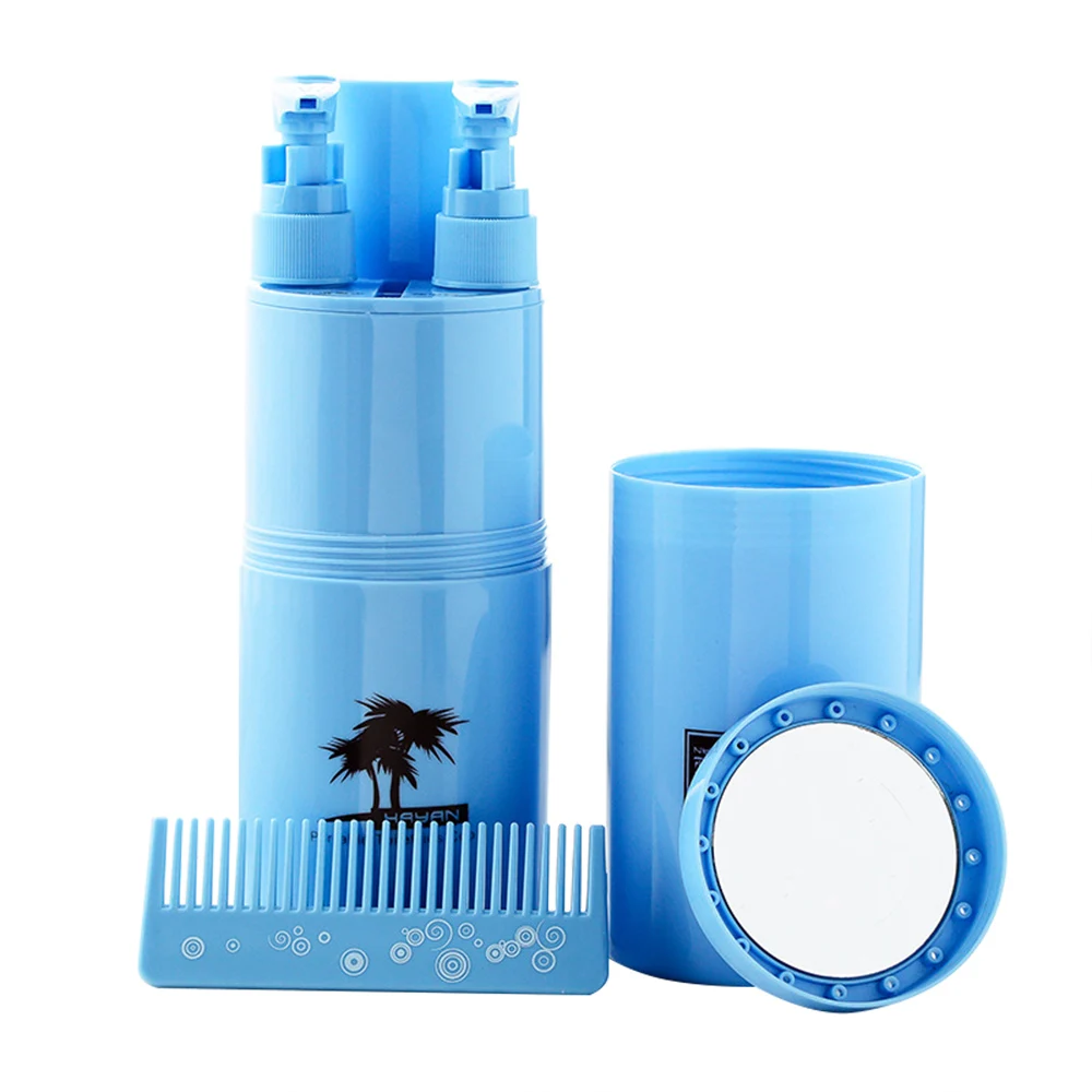 Многофункциональный держатель для зубных щеток, портативный дорожный стакан для зубных щеток, набор туалетных принадлежностей, кружка для хранения зубных щеток - Цвет: Blue