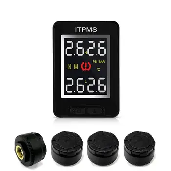 

U912 Car TPMS Wireless Auto Tire Pressure Monitoring System With 4 External Sensors LCD Embedded Monitor For To-yo-ta Only