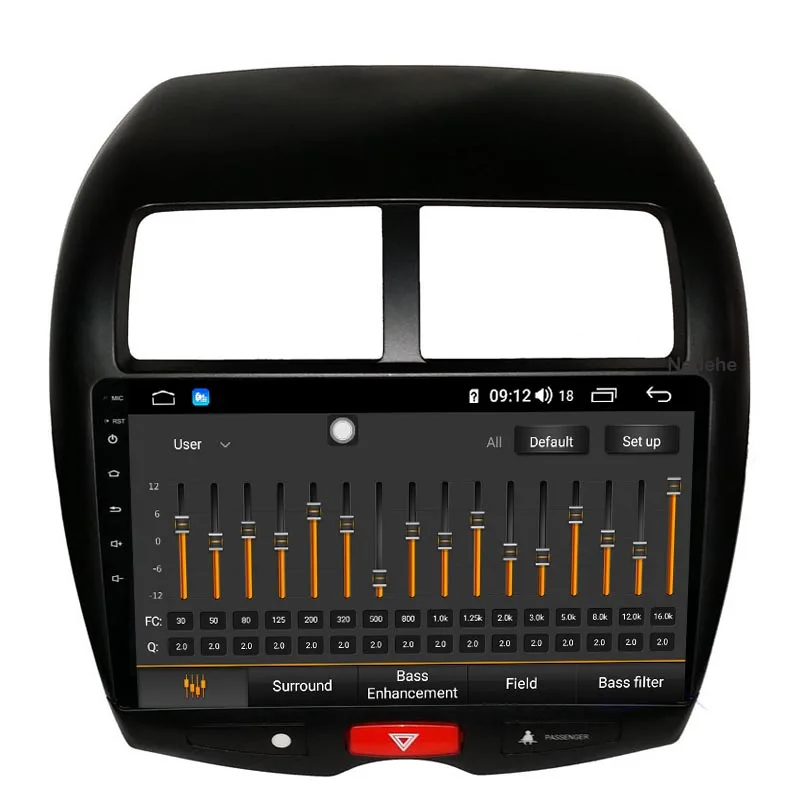 Автомобильный dvd плеер 2DIN Android 9 0 для Mitsubishi ASX автомобильное радио мультимедийный