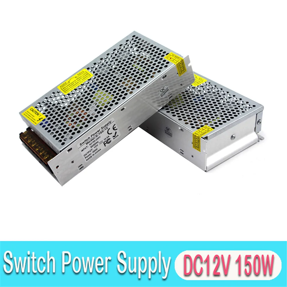 Переменный источник питания DC12V 15 Вт 25 Вт 36 Вт 48 Вт 60 Вт 72 Вт 120 Вт 150 Вт 180 Вт 200 Вт 240 Вт 300 Вт 360 Вт 400 Вт 500 Вт 600 Вт светодиодное освещение трансформатор