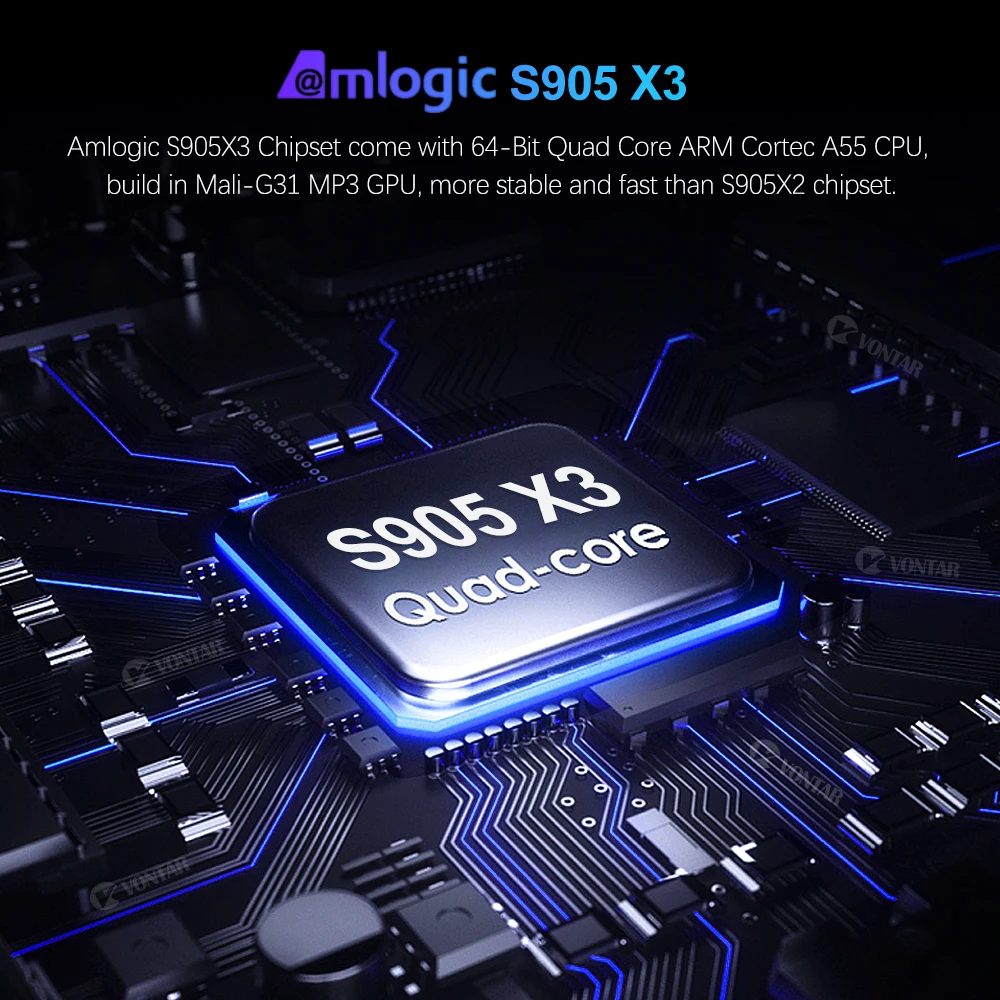 2020 Amlogic S905X3 Android 9.0 TV Box 8K Smart Media Player Max 4GB RAM 128GB ROM 4Core Dual Wifi