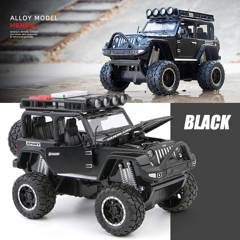 1:32 Масштаб Jeeping сплав модель автомобиля Diecasts& игрушечный транспорт игрушечный автомобиль детские игрушки для детей Подарки для детей игрушечный автомобиль для мальчика - Цвет: VB32337-BK