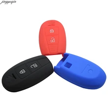 Jingyuqin – clé télécommande de voiture à 2 boutons, protection pour SUZUKI Swift Sport SX4 SCORSS, accessoires de voiture