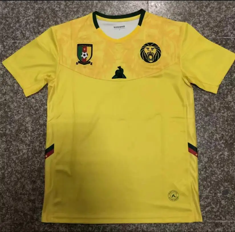 Cameroon Soccer Jersey 19 20 Cameroon Home Blue Eto'o ABOUBAKAR CHOUPO MOTTING Soccer Shirt National Team Football uniform - Цвет: shirt