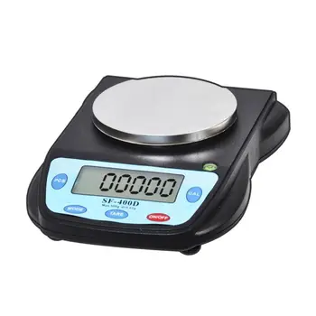 

SF-400D Analytical Balance Lab Electronic Digital Scale 500g/0.01g Black Multifunctional Compact Lab Scales Accuracy