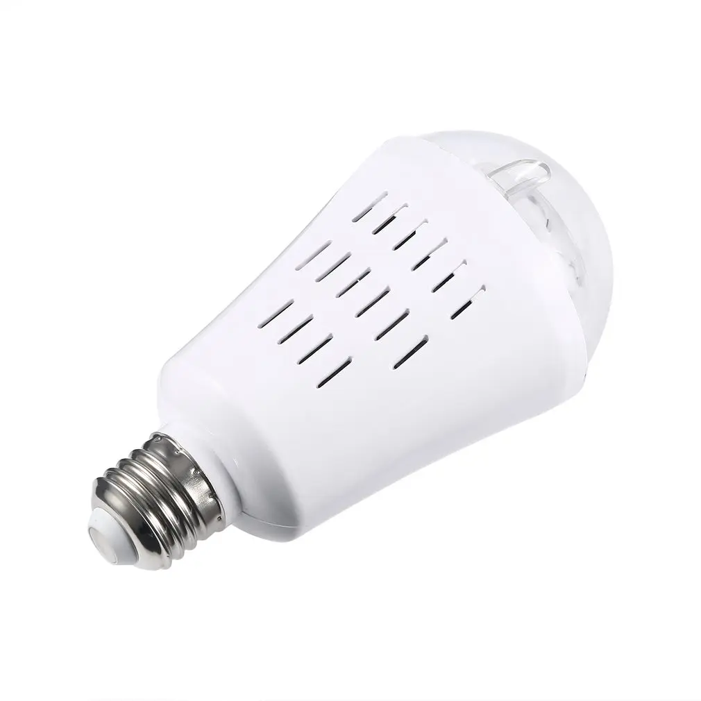 ICOCO E26 4W LED Projector Bulb Light Auto Rotating Stage Effect Lamp for Party Christmas Christmas Festival Bar KTV Decor New
