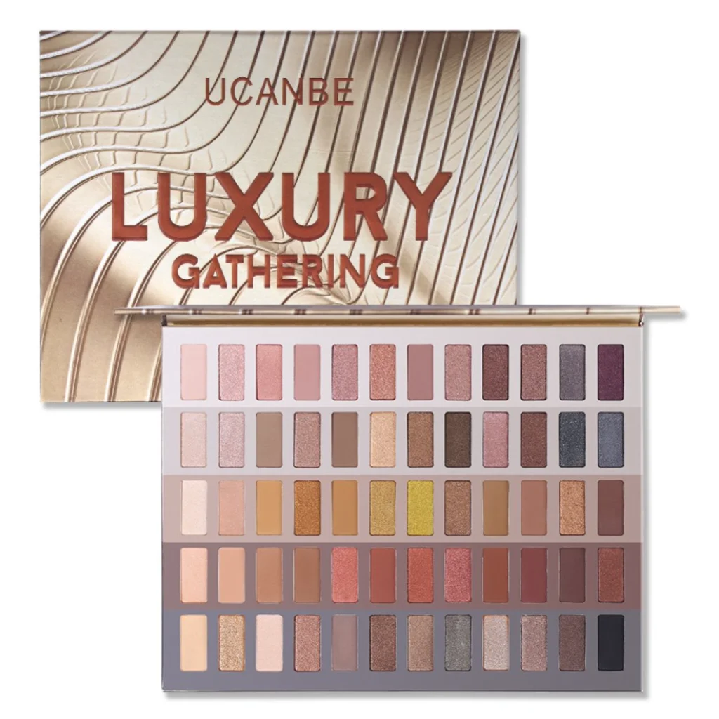 UCANBE 60 Colors Eyeshadow Makeup Palette Shimmer Matte Luxury Gathering Shadows Palette Smoky Pigment Fashion Beauty Cosmetics