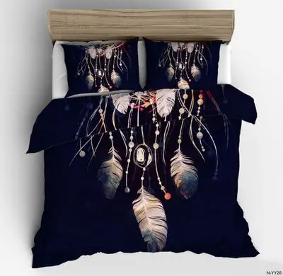 16 King size bedding set quilt cover letter feather home textile new comfortable home bedding Christmas elk bed set queen bed set - Color: 16