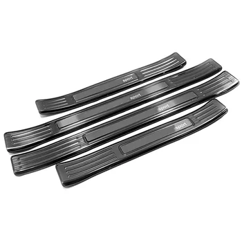 

For 2020 2021 Peugeot 2008 Car Door Sill Scuff Plate Welcome Pedal Protector Pedal Step Cover Stainless Car Styling Accessories