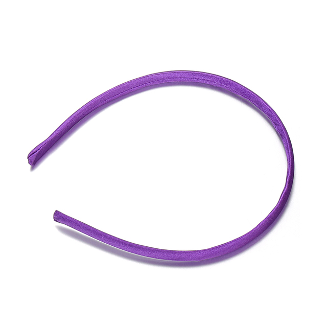 9mm Solid Satin Headband Base Hair Hoop Bands For DIY Kids Girls Hair Jewelry Making Bow Headwear Head Hoop Accessories
