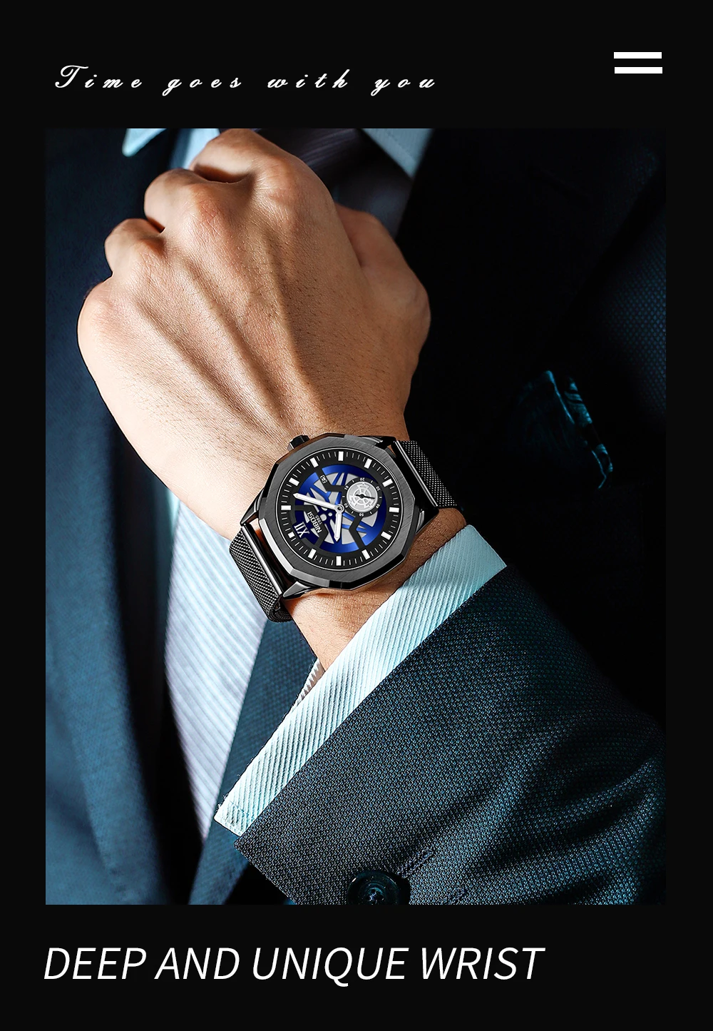 New Relogio NIBOSI Casual Sport Watch for Men Top Brand Luxury Military Leather Watch Man Clock Fashion Chronograph Wristwatch