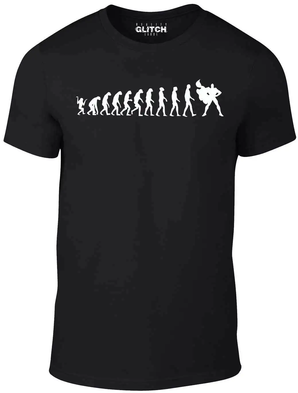 Футболка с супергероем Evolution-забавная шутка футболка героями комиксов модные